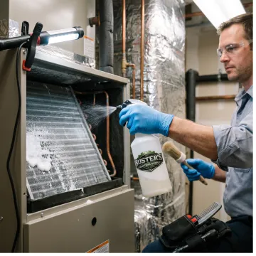 HVAC Evaporator Coil Cleaner for Mold