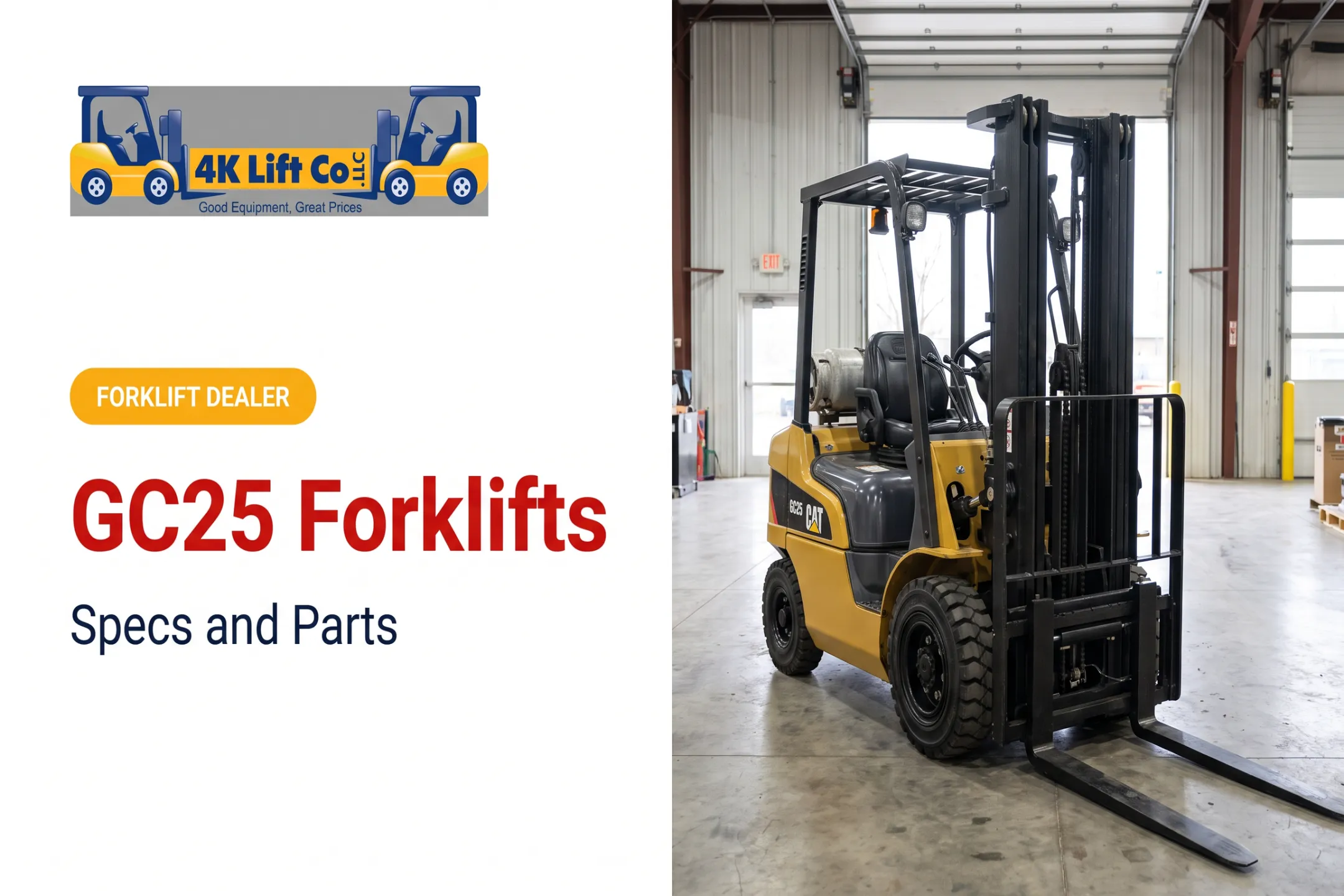 GC25 Forklifts: Specs and Parts
