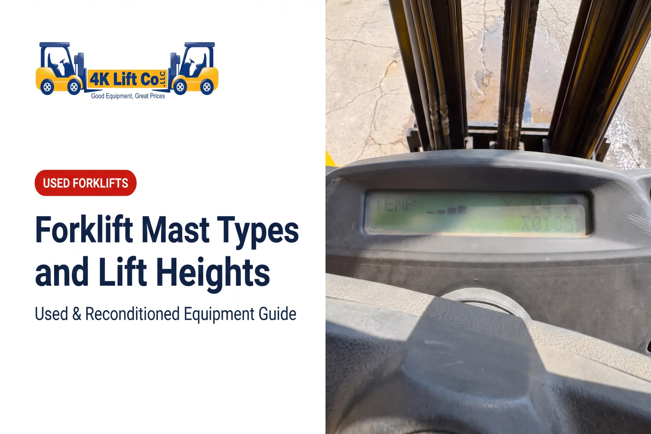 Forklift Mast Types and Lift Heights