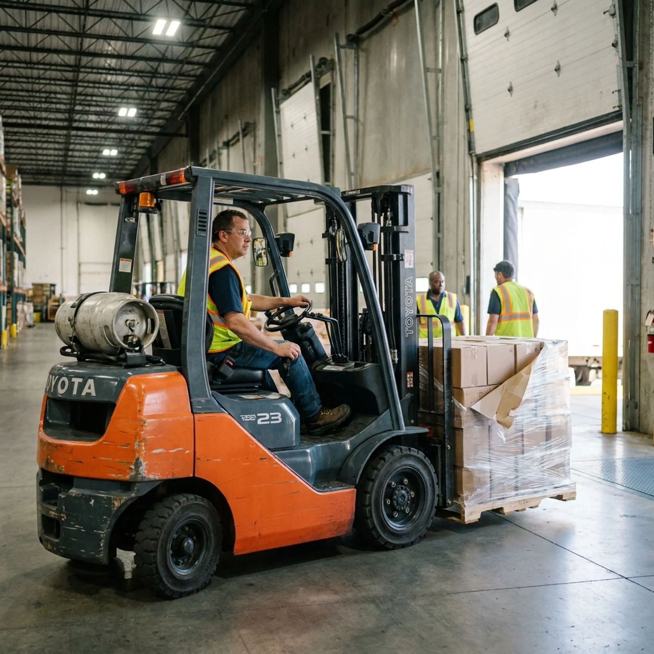 Warehouse and distribution centre forklift operations