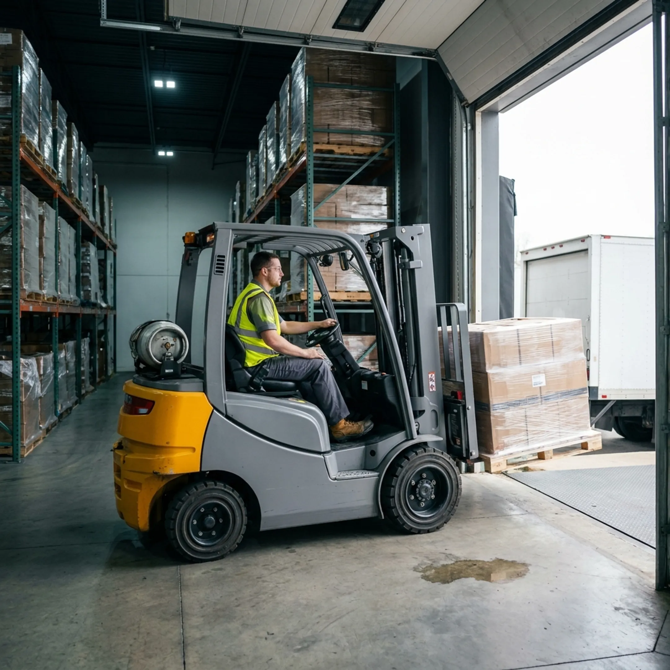Warehouse and Distribution forklift operation