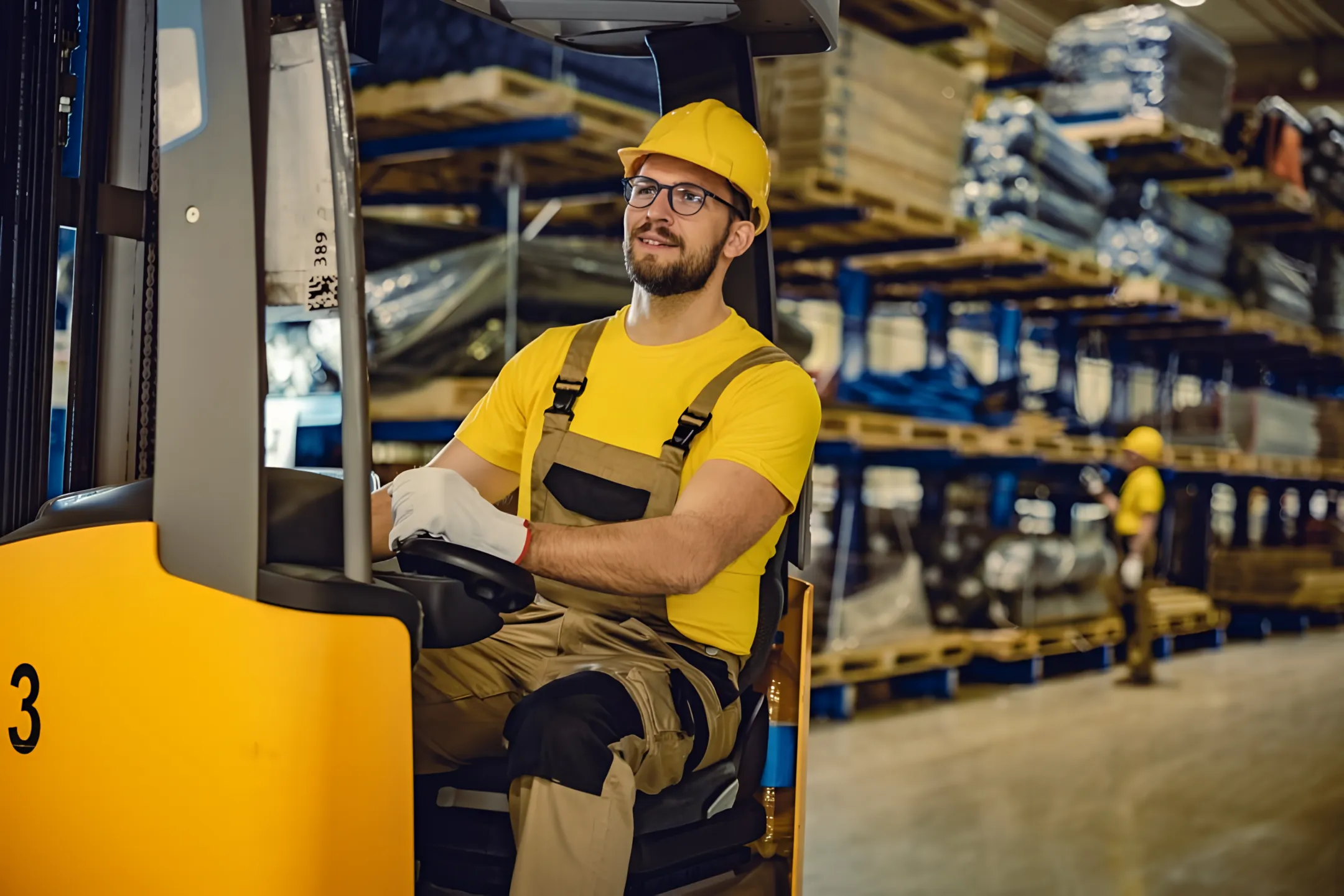 Warehouse operations using forklifts