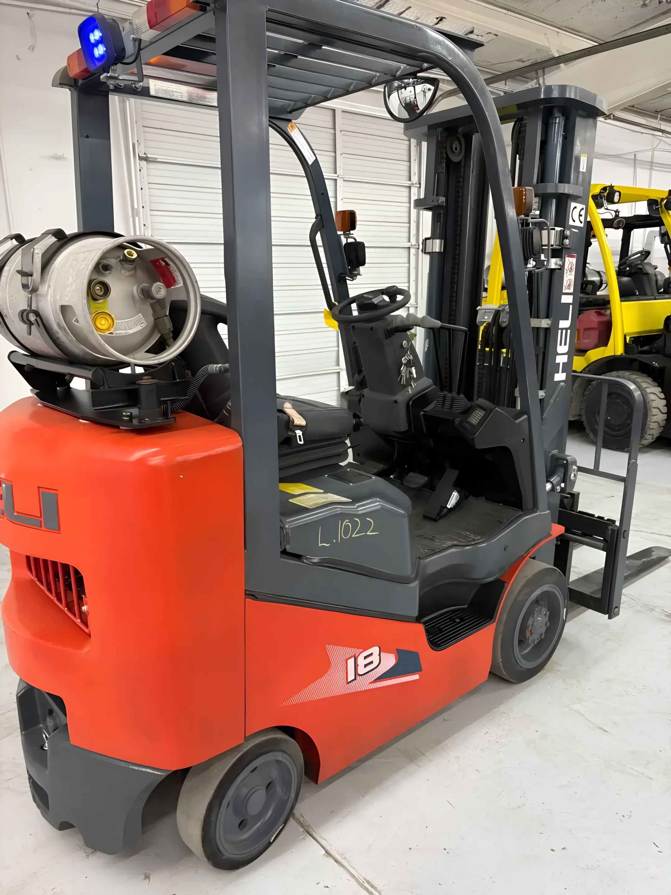 Heli forklift in manufacturing