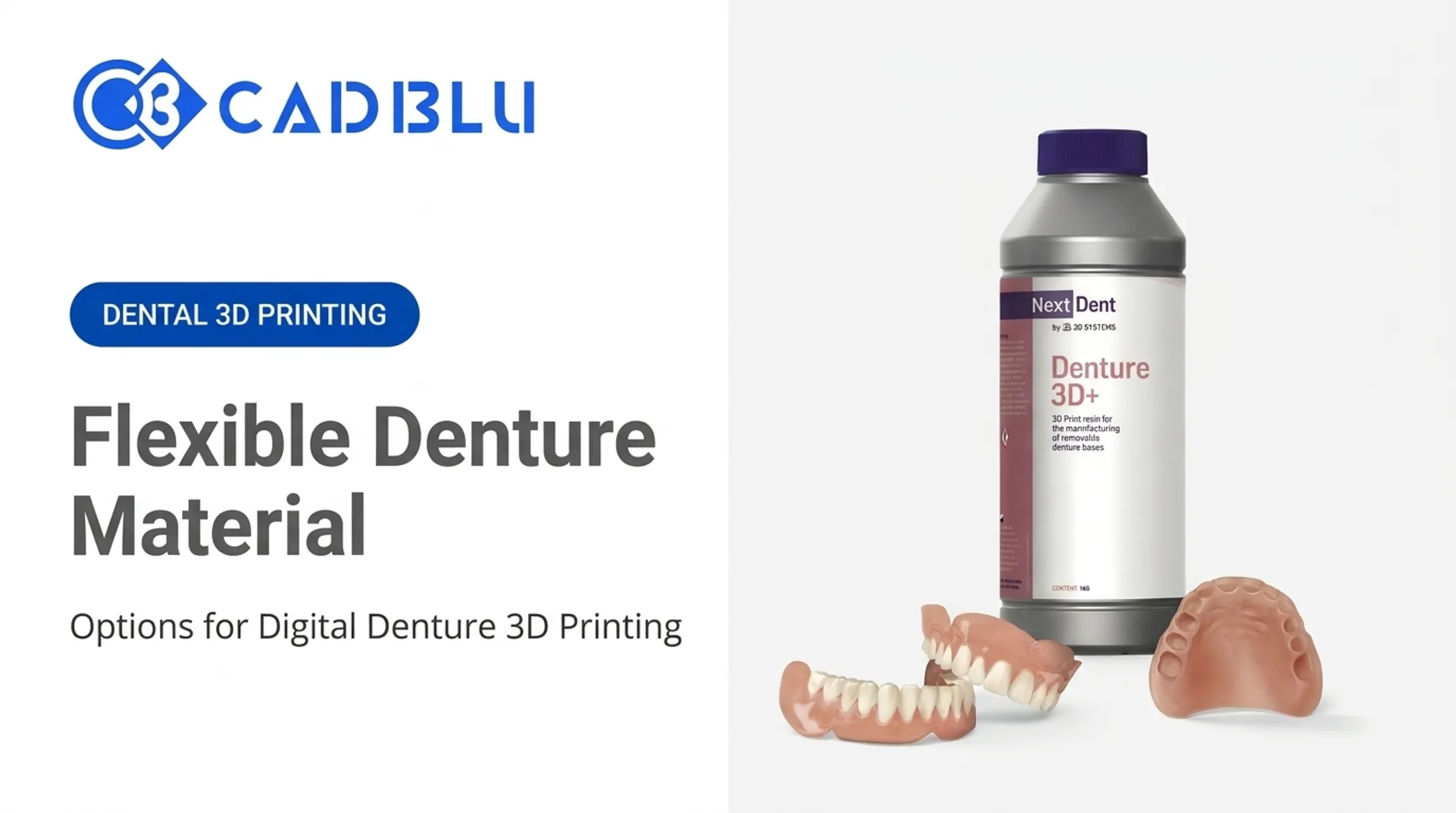 Flexible Denture Material: Options for Digital Denture 3D Printing