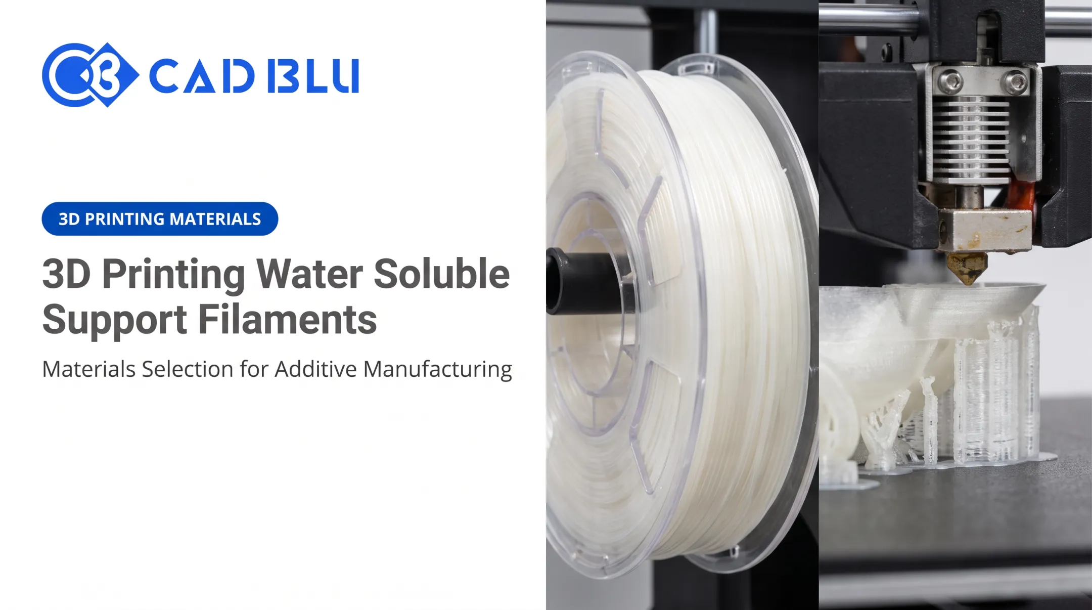 3D Printing Water Soluble Support Filaments
