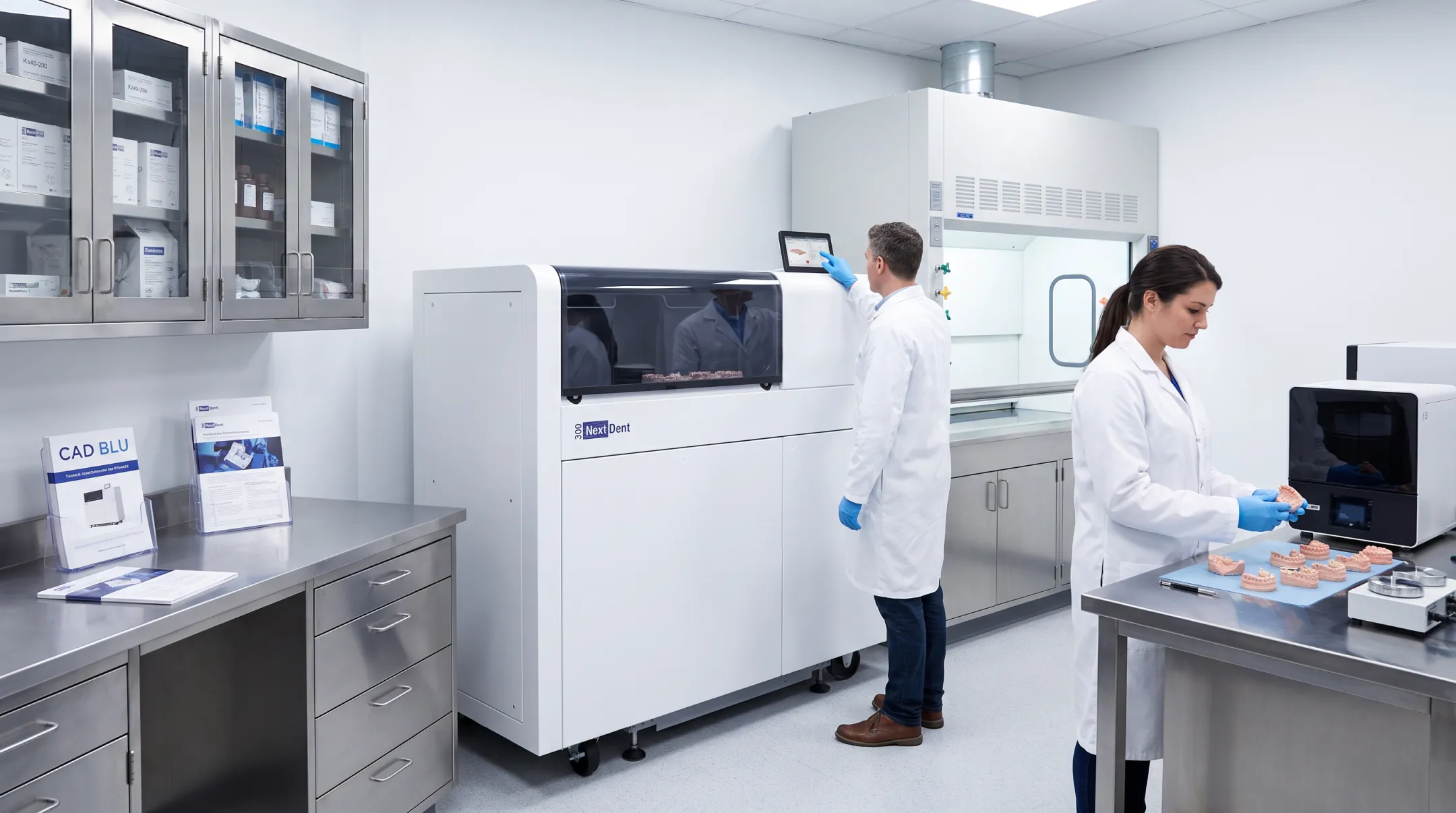 CAD BLU commercial 3D printers and workflow installation support setup