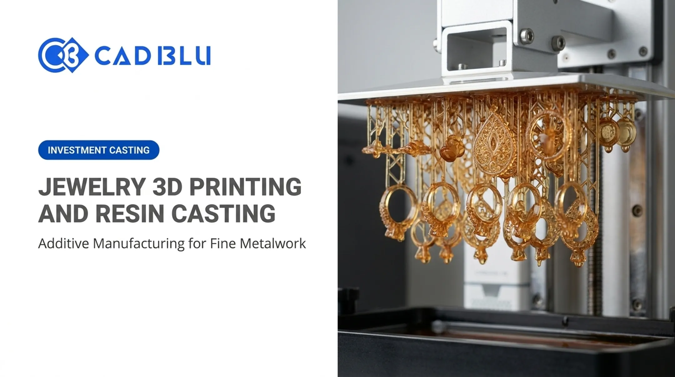 Jewelry 3D Printing and Resin Casting