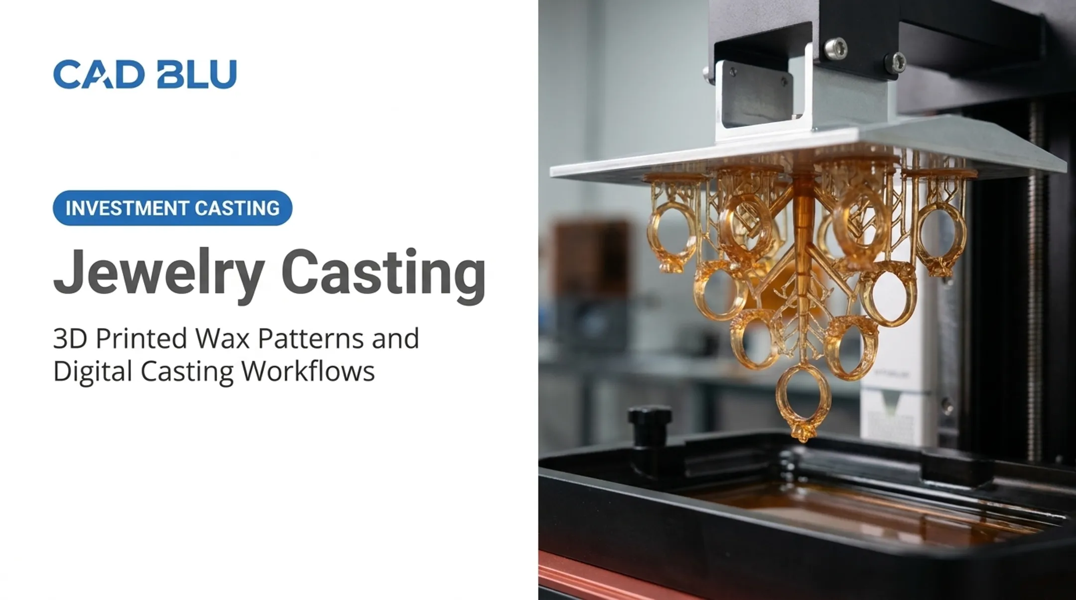Jewelry Casting: 3D Printed Wax Patterns and Digital Casting Workflows