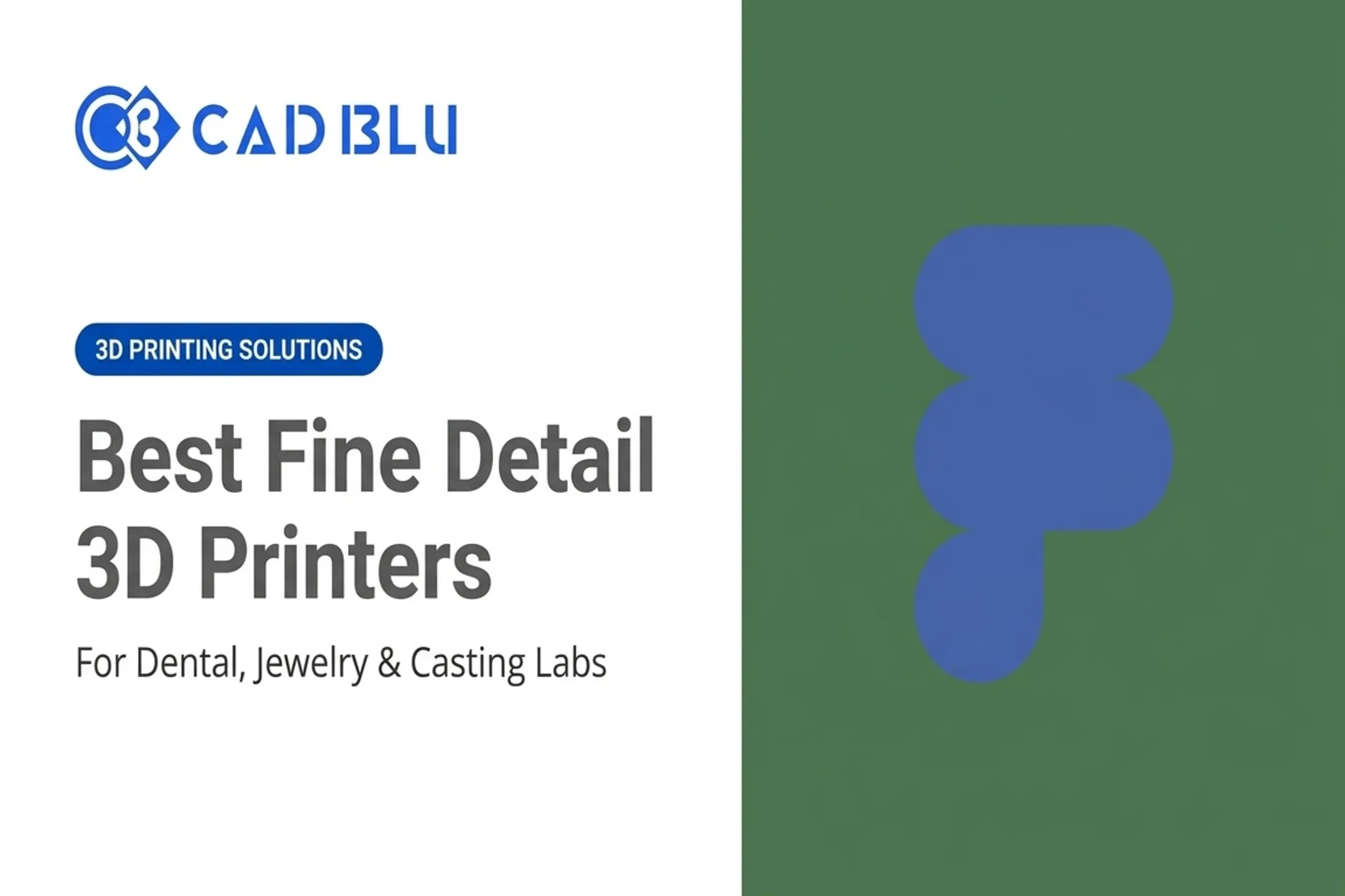 Best Fine Detail 3D Printers