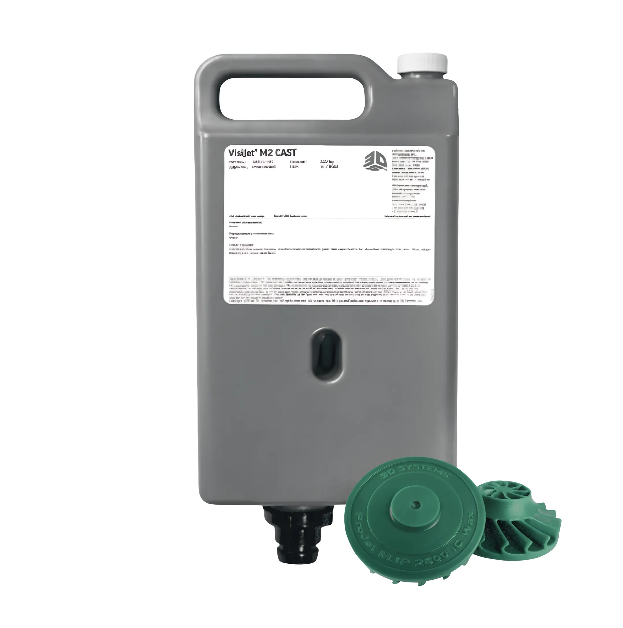 M2 ICast (VisiJet) Material – Green (1.3 kg bottle)