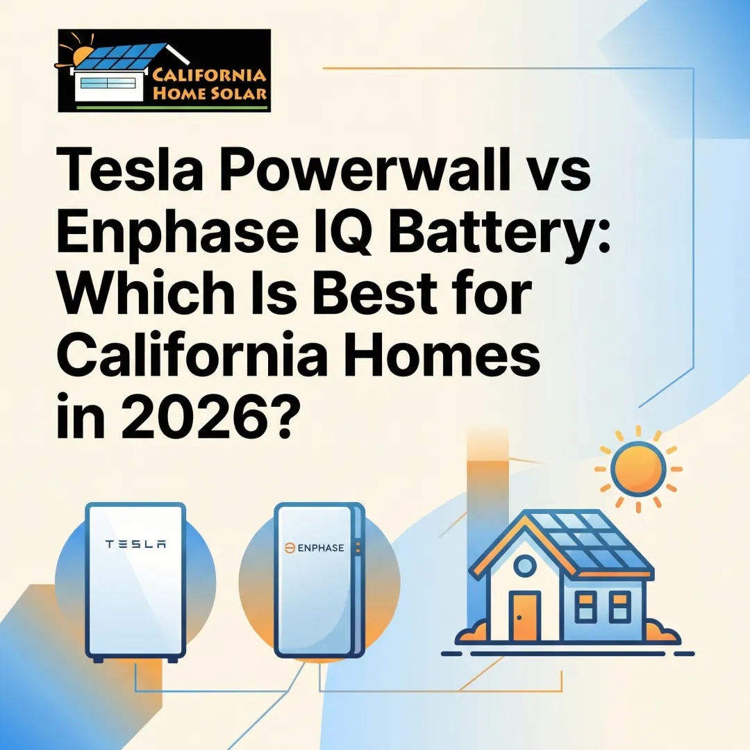 Tesla Powerwall vs Enphase IQ Battery: Which Is Best for California Homes in 2026?
