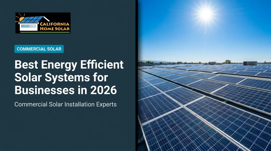 Best Energy Efficient Solar Systems for Businesses in 2026