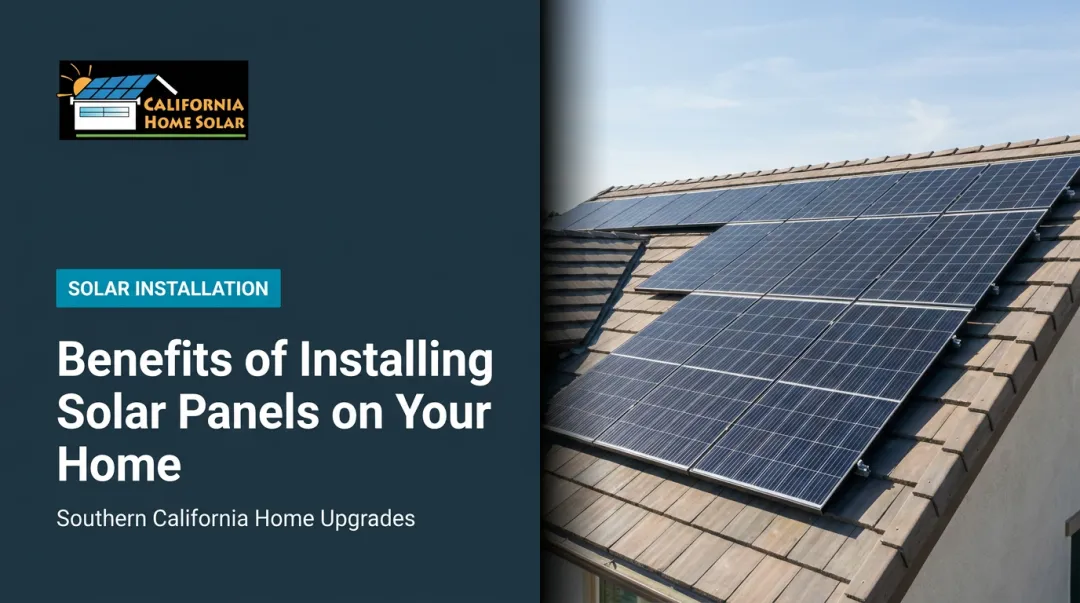 Benefits of Installing Solar Panels on Your Home