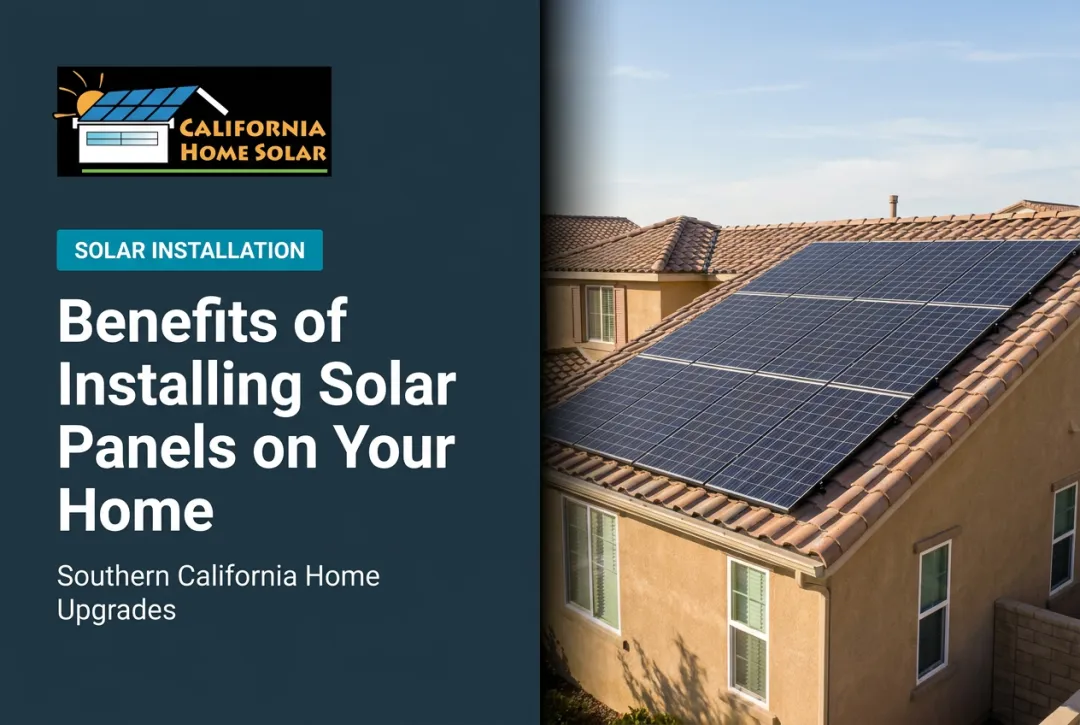 Benefits of Installing Solar Panels on Your Home