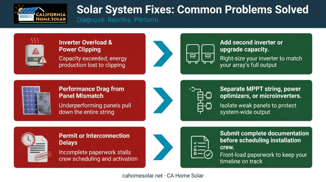 Three common solar expansion problems and their recommended technical fixes
