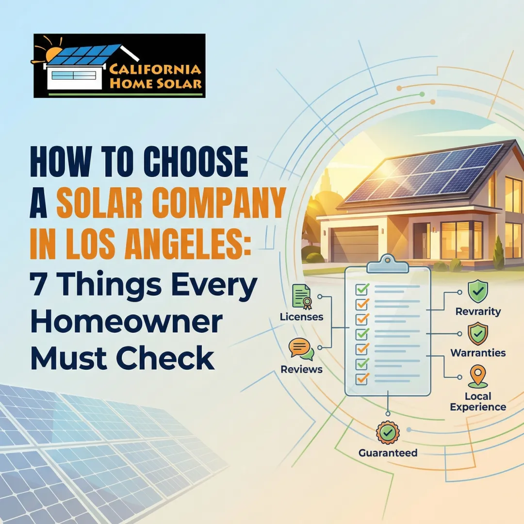 How to Choose a Solar Company in Los Angeles: 7 Things Every Homeowner Must Check