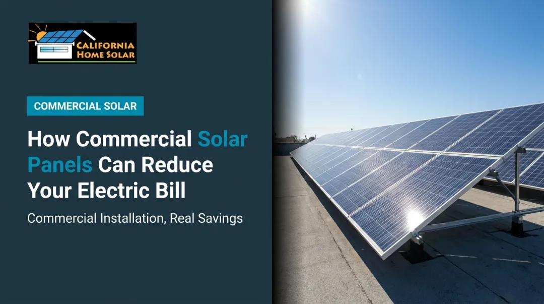 How Commercial Solar Panels Can Reduce Your Electric Bill