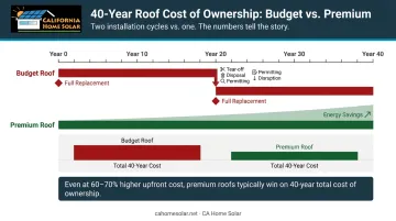40-year commercial roof lifecycle cost comparison budget versus premium roofing systems