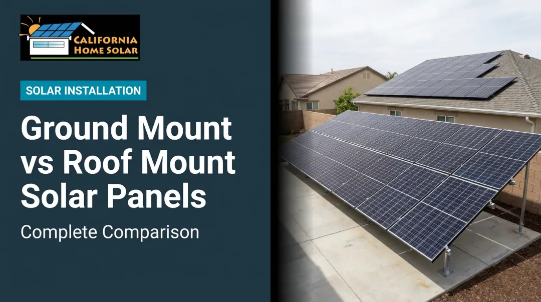 Ground Mount vs Roof Mount Solar Panels: Complete Comparison