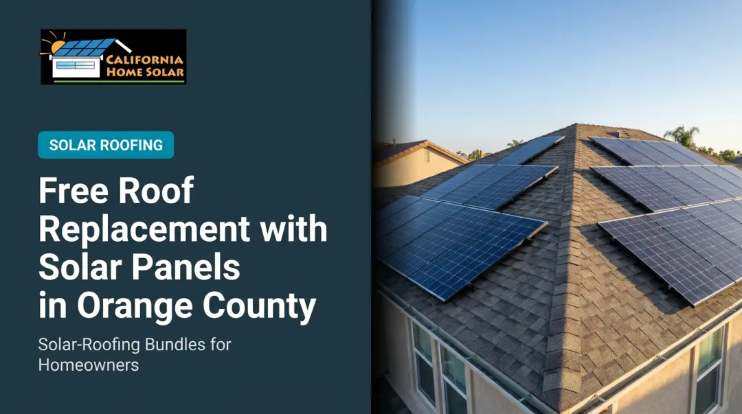 Free Roof Replacement with Solar Panels in Orange County