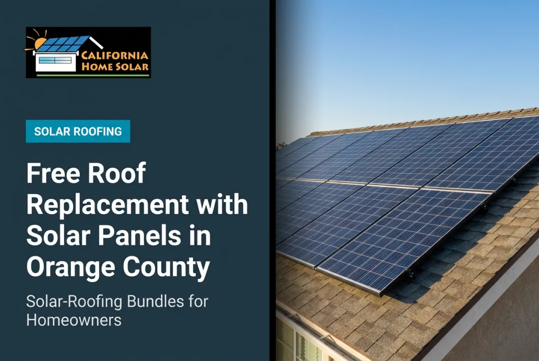 Free Roof Replacement with Solar Panels in Orange County