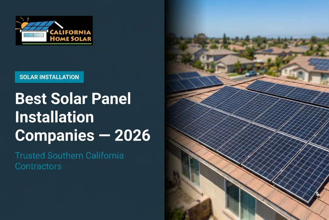 Best Solar Panel Installation Companies — 2026