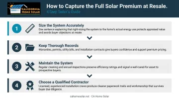 Four steps to maximize solar home resale value from sizing to contractor selection