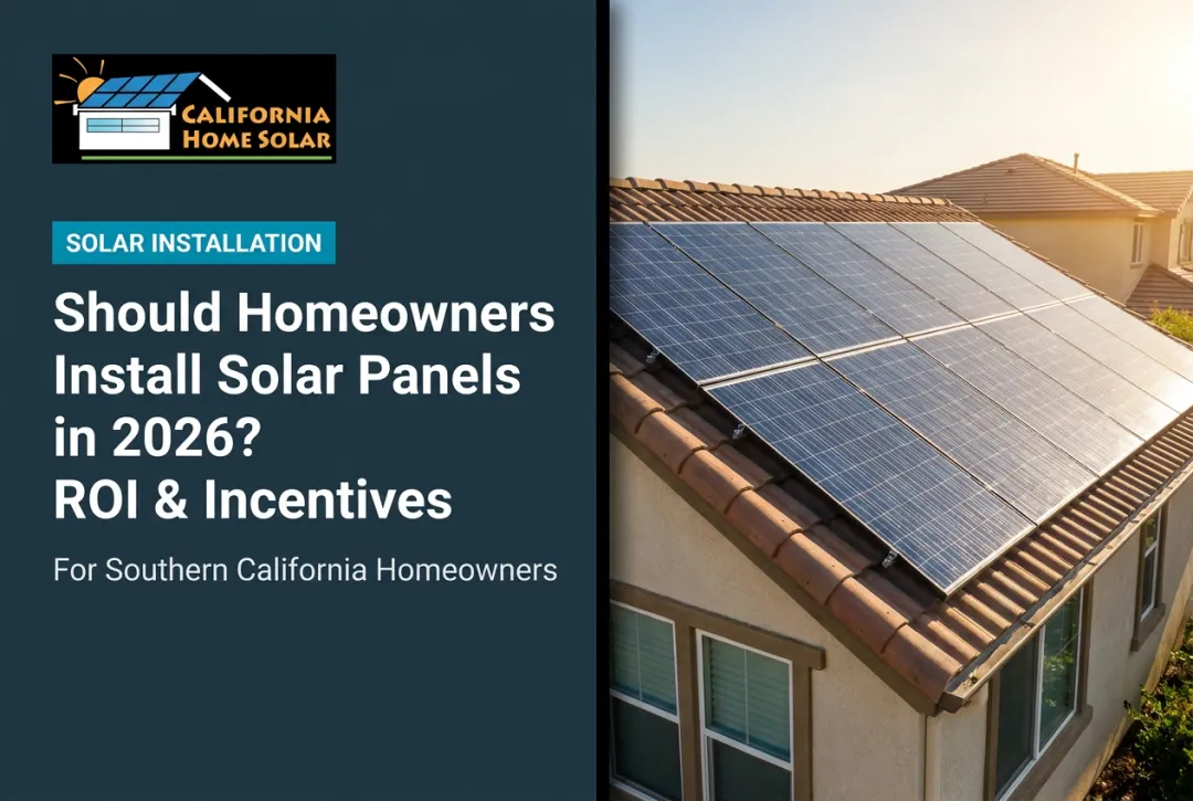 Should Homeowners Install Solar Panels in 2026? ROI & Incentives