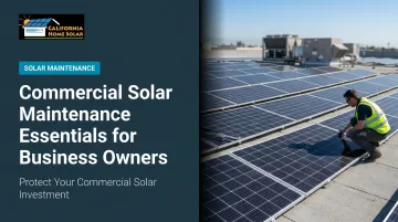 Commercial Solar Maintenance Essentials for Business Owners