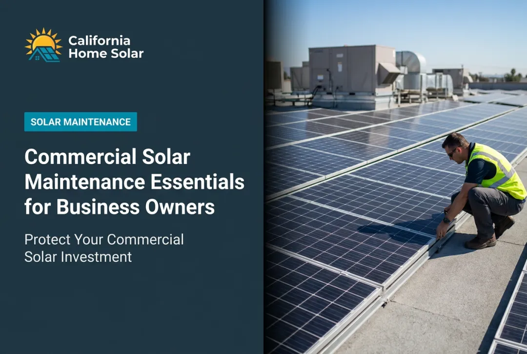 Commercial Solar Maintenance Essentials for Business Owners