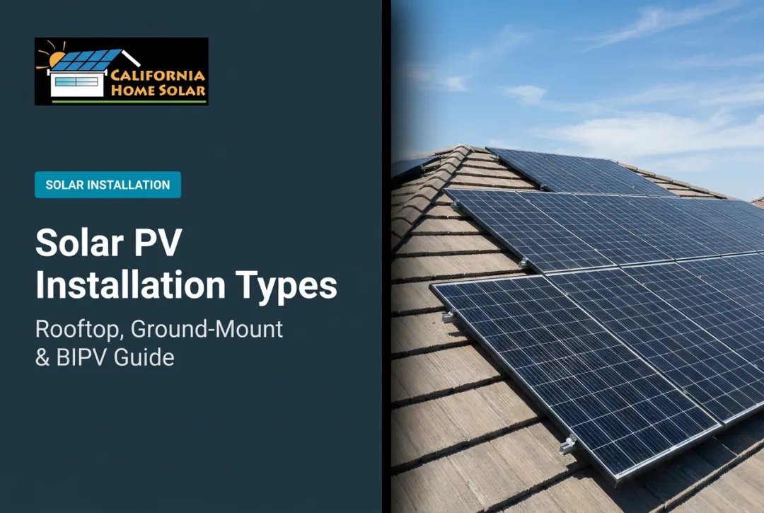Solar PV Installation Types: Rooftop, Ground-Mount & BIPV Guide