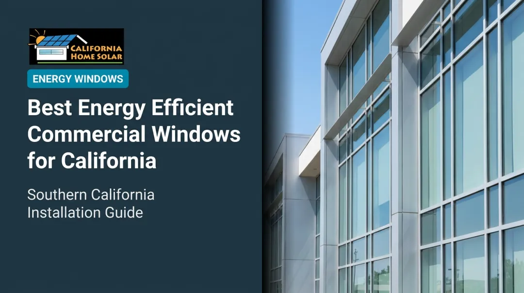 Best Energy Efficient Commercial Windows for California