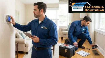 HVAC technician performing post-installation system validation and airflow testing