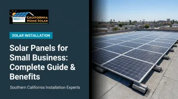 Solar Panels for Small Business: Complete Guide & Benefits