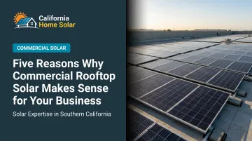 Five Reasons Why Commercial Rooftop Solar Makes Sense for Your Business