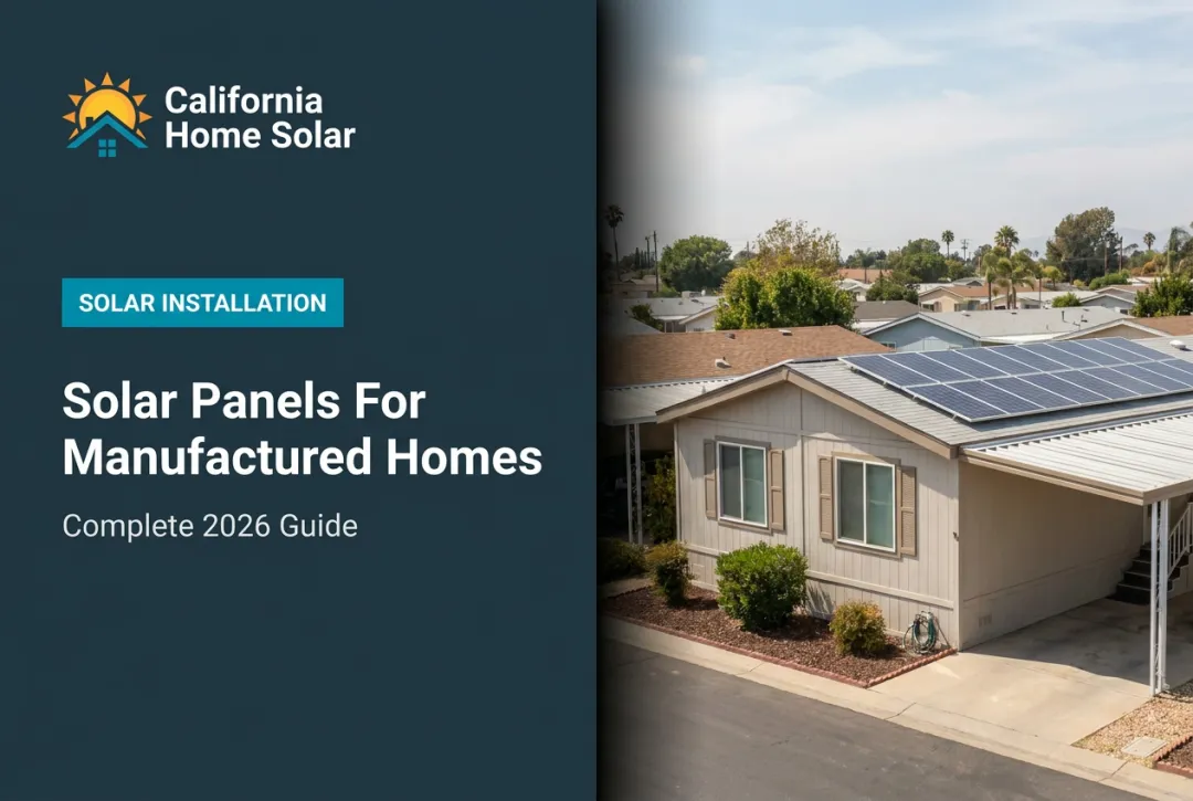 Solar Panels For Manufactured Homes: Complete 2026 Guide