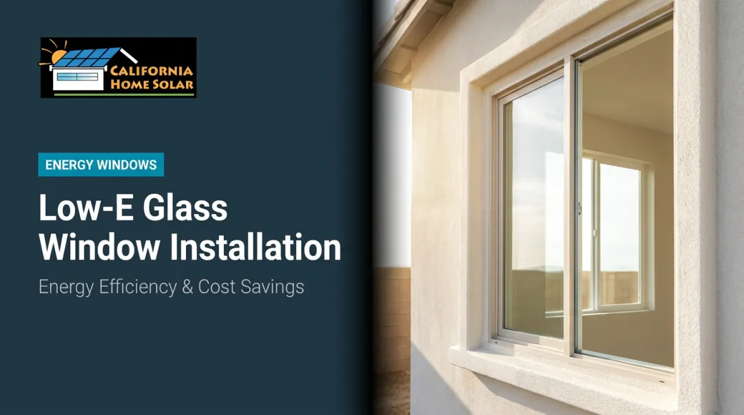 Low-E Glass Window Installation: Energy Efficiency & Cost Savings