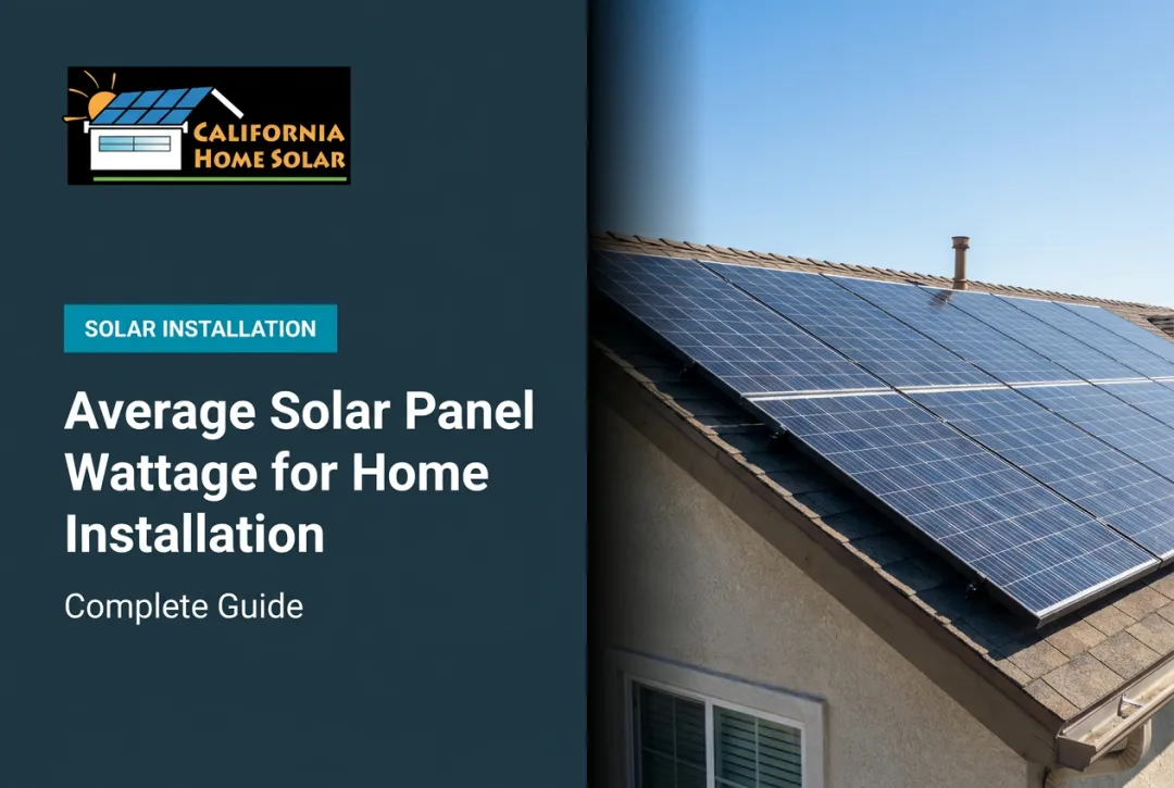 Average Solar Panel Wattage for Home Installation: Complete Guide