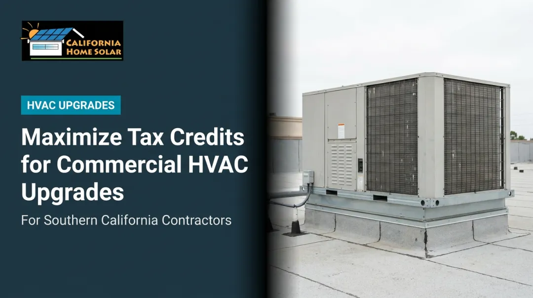 Maximize Tax Credits for Commercial HVAC Upgrades