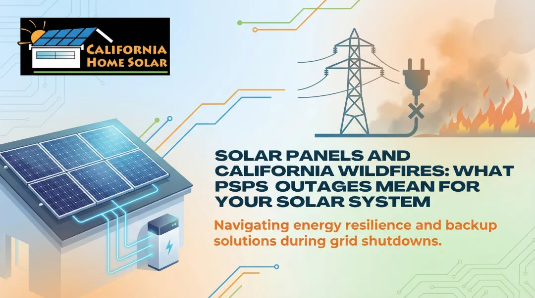 Cover image for Solar Panels and California Wildfires: What PSPS Outages Mean for Your Solar System