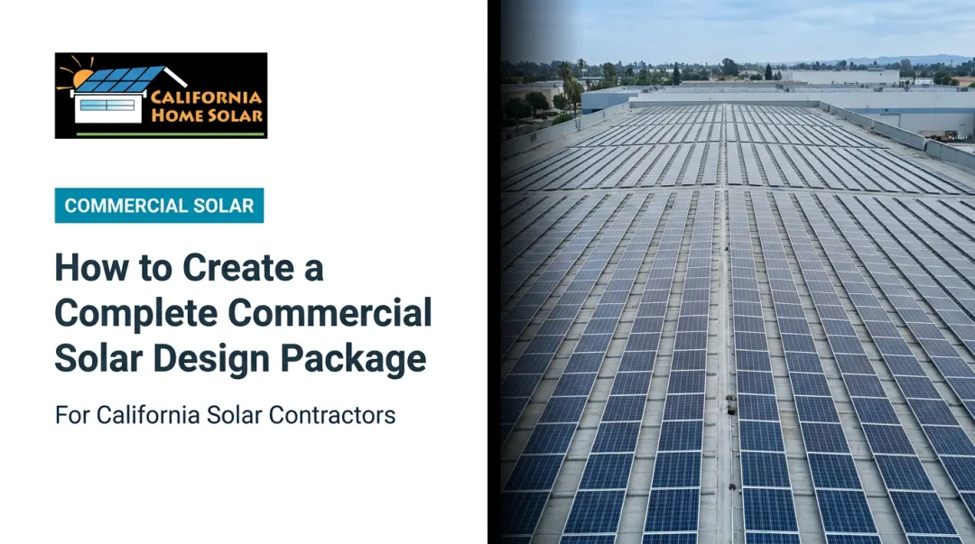 How to Create a Complete Commercial Solar Design Package