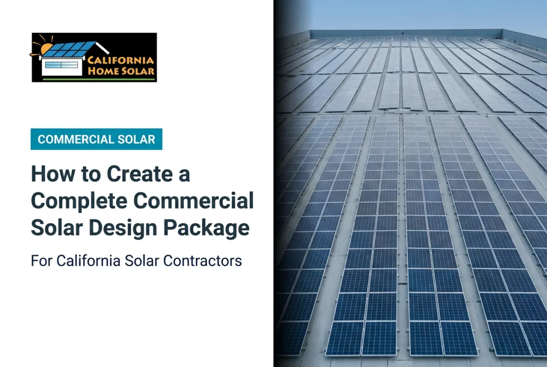 How to Create a Complete Commercial Solar Design Package