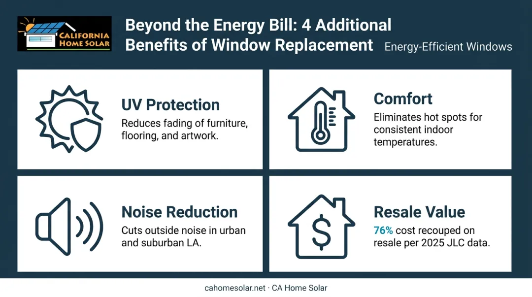 Four key benefits of energy efficient window replacement beyond energy bill savings