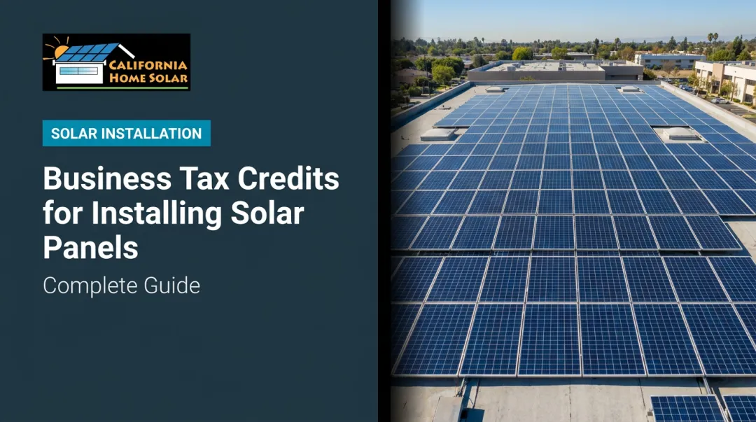 Business Tax Credits for Installing Solar Panels: Complete Guide
