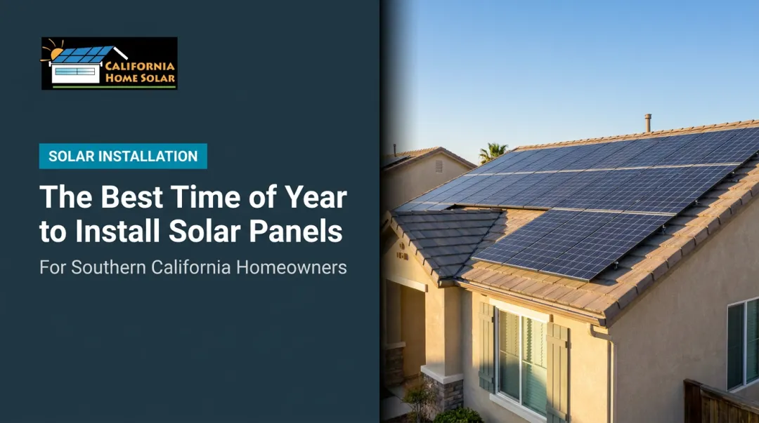 The Best Time of Year to Install Solar Panels
