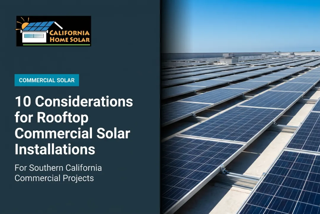 10 Considerations for Rooftop Commercial Solar Installations