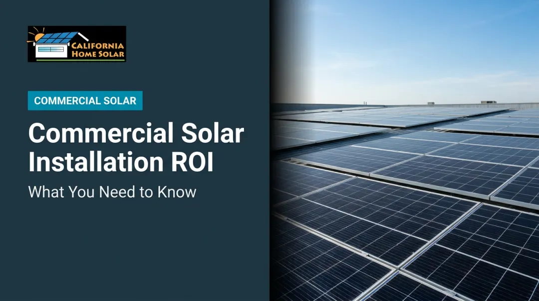 Commercial Solar Installation ROI: What You Need to Know
