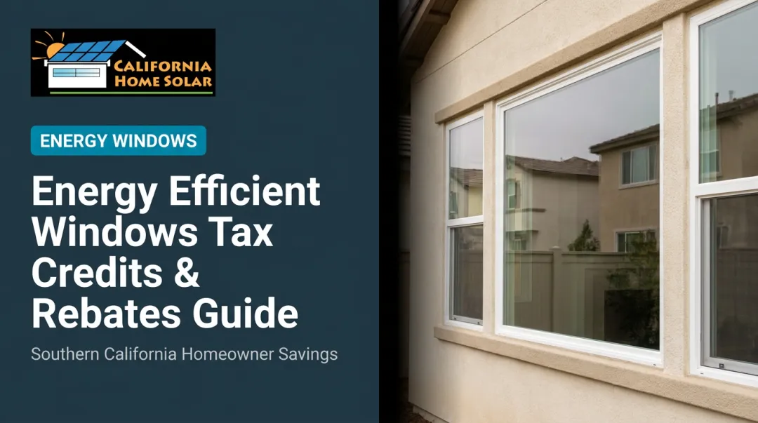 Energy Efficient Windows Tax Credits & Rebates Guide