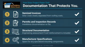 Four-step solar tax credit documentation checklist to protect against IRS audit