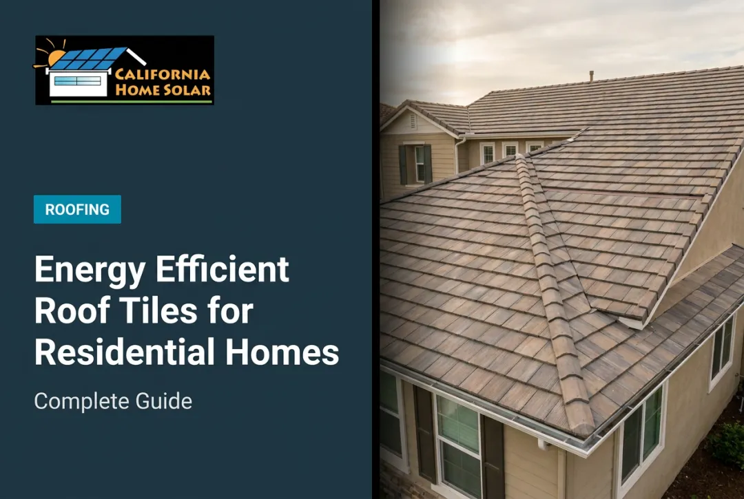 Energy Efficient Roof Tiles for Residential Homes: Complete Guide